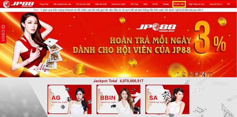 JP88 là sự lựa chọn tuyệt vời của mọi game thủ JP88 là sự lựa chọn tuyệt vời của mọi game thủ
